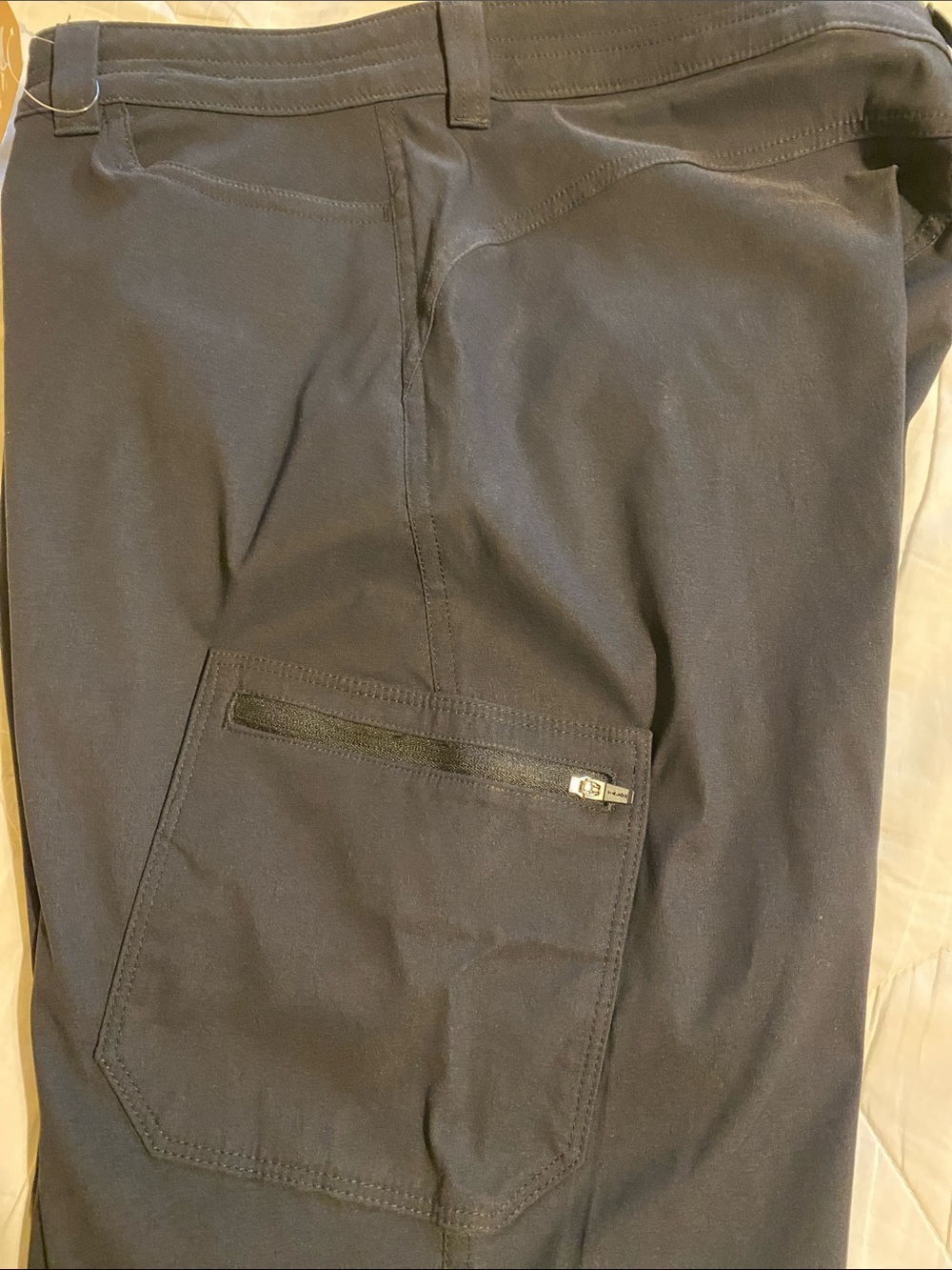 NWT Eddie Bauer Women’s sz 10 Black MidRise Stretch Tech Hiking or Casual pant. - Picture 4 of 10
